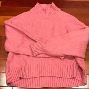 Pink Turtleneck kids Sweater